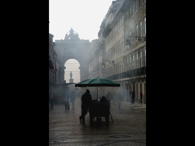 matin d'hiver à lisbonne