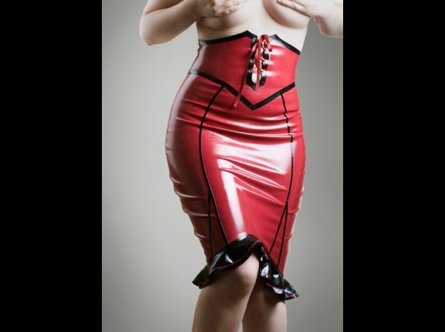 latex skirts