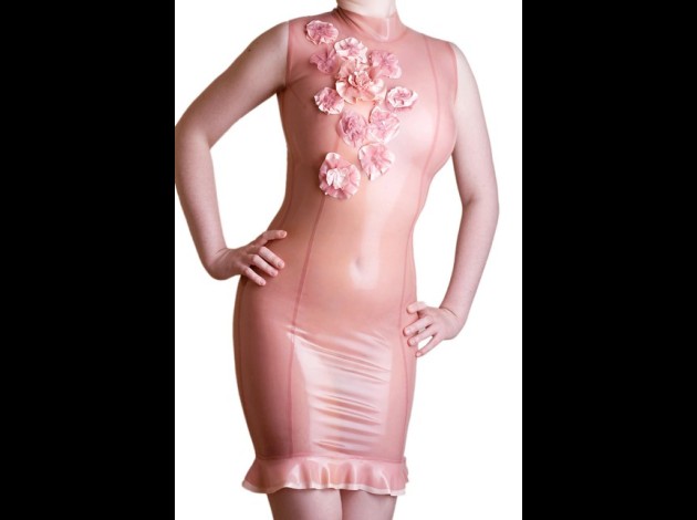 robe rose latex