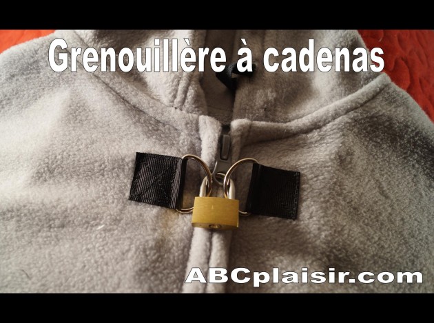 Grenouillère adulte grise à cadenas