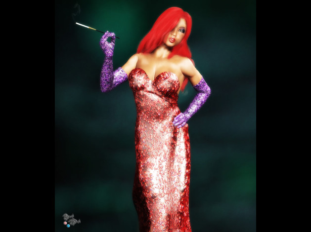 JessicaRabbitPainted