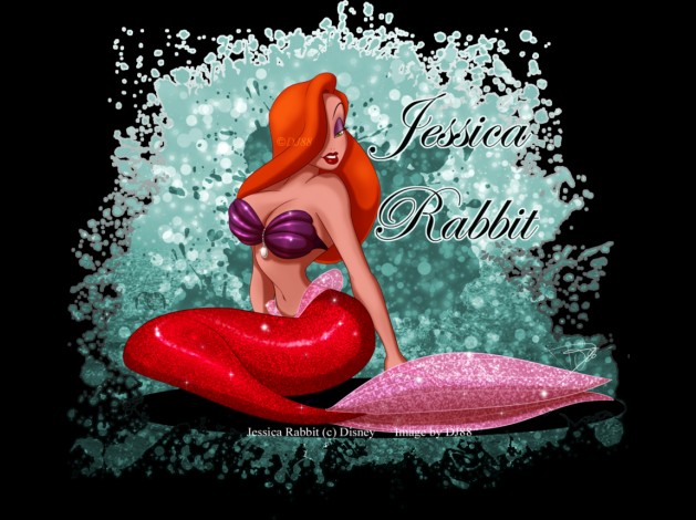 jessica rabbit mermaid by dj88-d4cmaic
