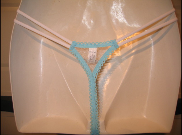 string 13178 turquoise-blanc verso