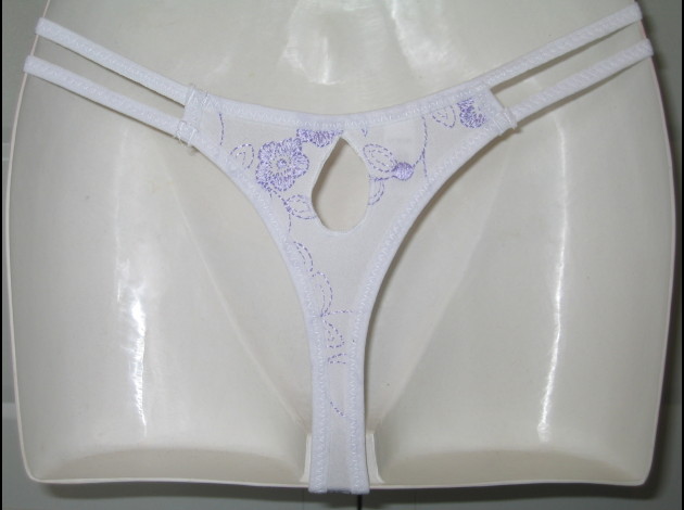 string 12221 blanc violet verso