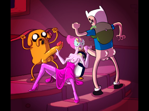 907466 - Adventure Time Gunther Jake the Dog Princess Bubb
