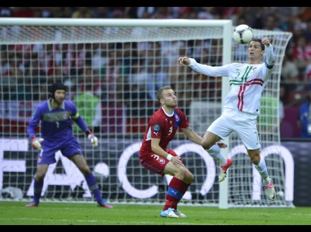 Ronaldo en action