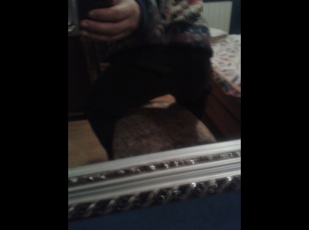 Assis sur la chaise