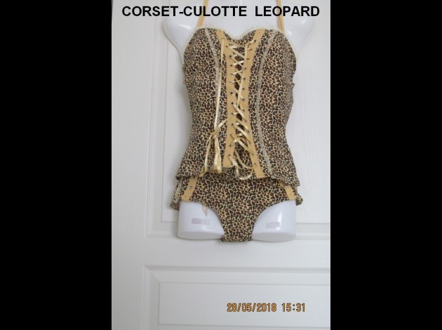 CORSET-CULOTTE LEOPARD