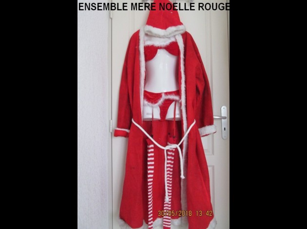 ENSEMBLE MERE NOELLE ROUGE