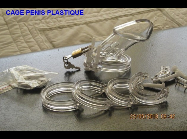 CAGE PENIS PLASTIQUE