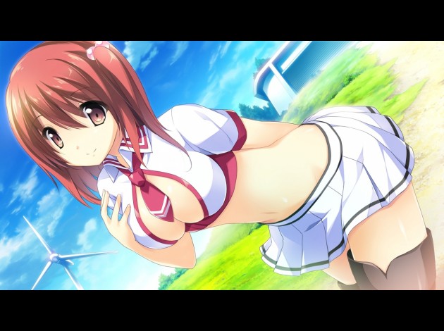 anime girls anime red eyes schoolgirls redheads bo-copie-1