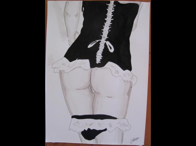 corset dentelle