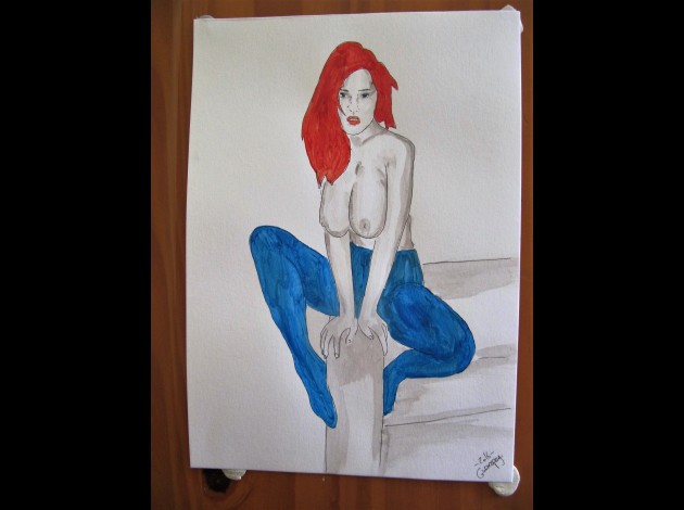 en collant