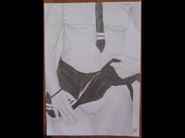 rien en dessous
