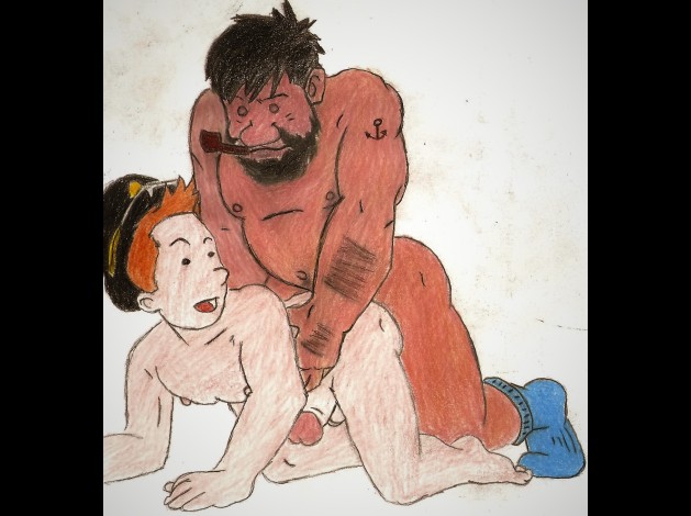 Tintin et Haddock