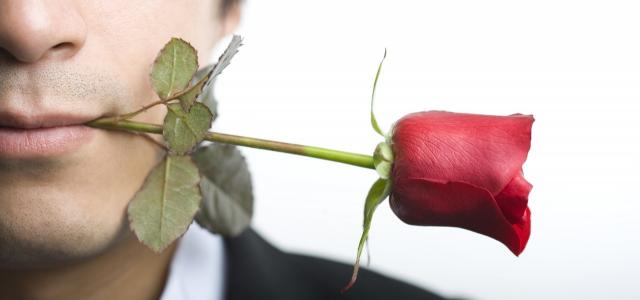 rose en bouche