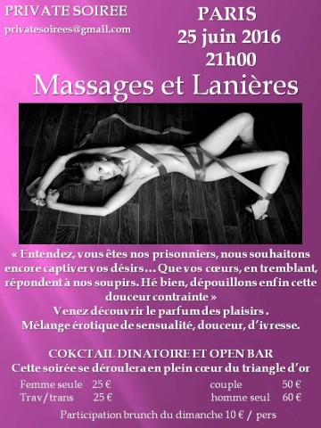 soirée massages et lanières