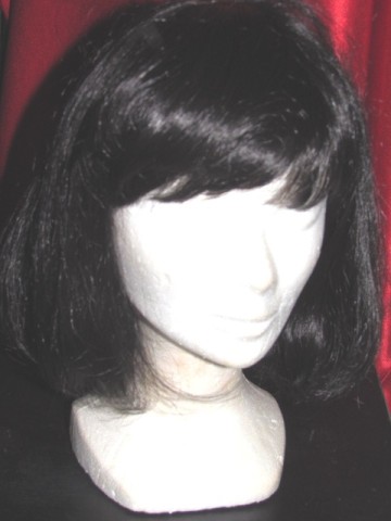 perruque brune carré