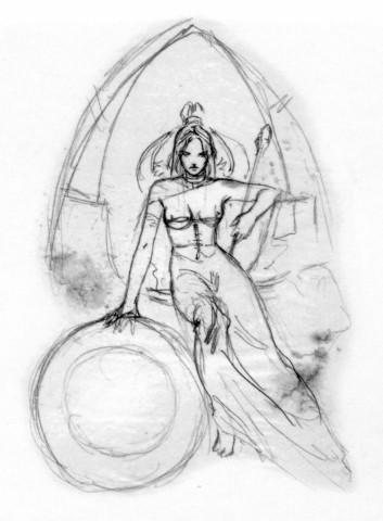 Minor-Arcana---Queen-of-Pentacles--Sketch-.jpg