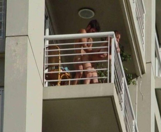 baise, extérieur, voyeur, hétéro, sexe, exhib,balcon