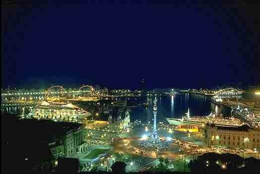 563265-Barcelona at Night-Barcelona