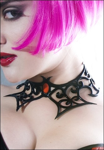 Collier Latex 02 Bdsm