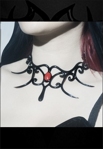 Collier Latex 03 Bdsm