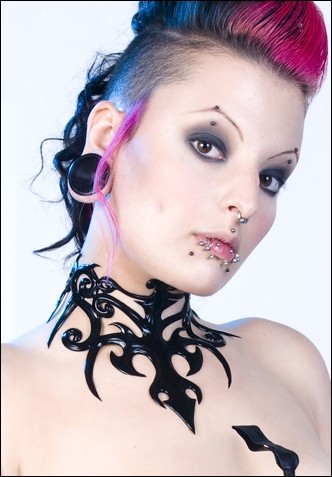 Collier Latex 07 Bdsm