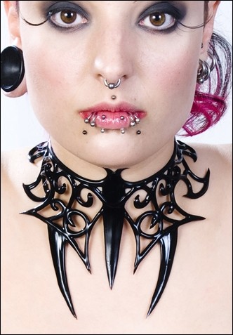 Collier Latex 10 Bdsm