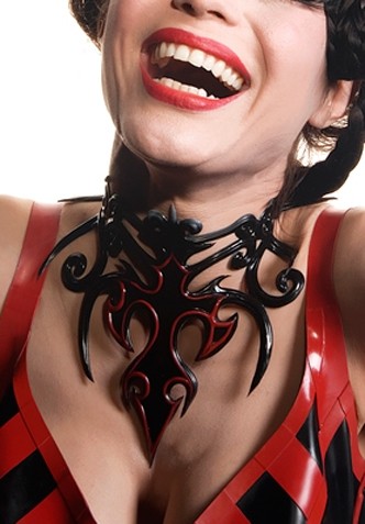 Collier Latex 16 Bdsm