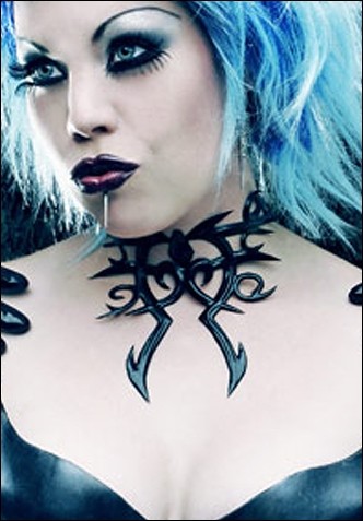 Collier Latex 18 Bdsm