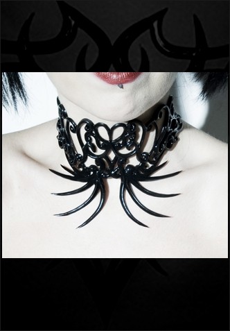 Collier Latex 19 Bdsm