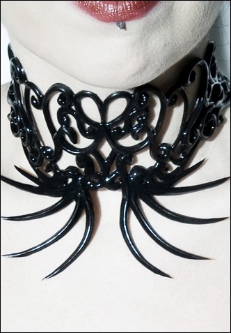 Collier Latex 20 Bdsm
