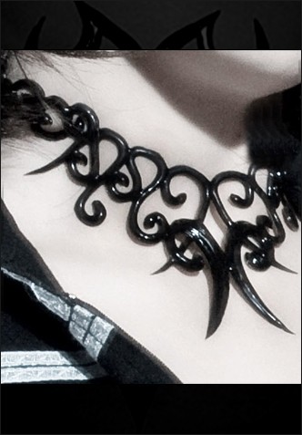 Collier Latex 21 Bdsm