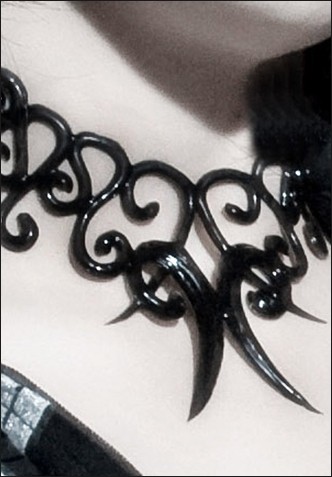 Collier Latex 22 Bdsm