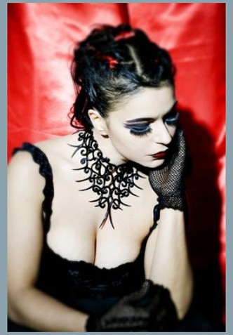 Collier Latex 23 Bdsm