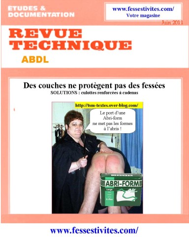 Revue technique ABDL nurse diaper couche