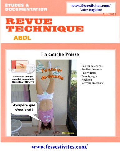 Revue technique ABDL nurse diaper couche