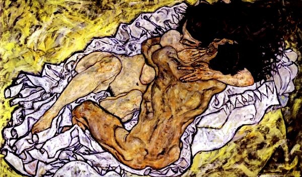 schiele embrace