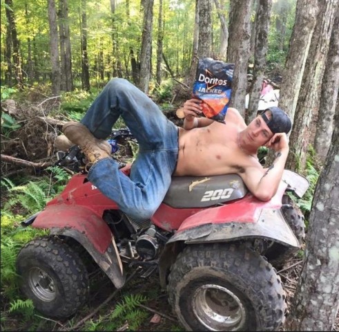 Évaché sur VTT