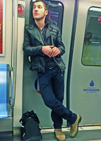 dans le métro