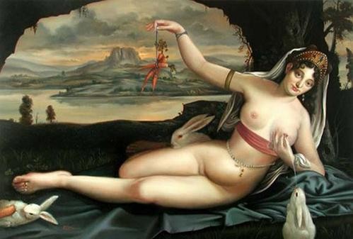 david-m-bowers-Venus-and-the-rabbits