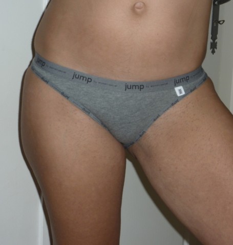 Culotte gris coton - recto