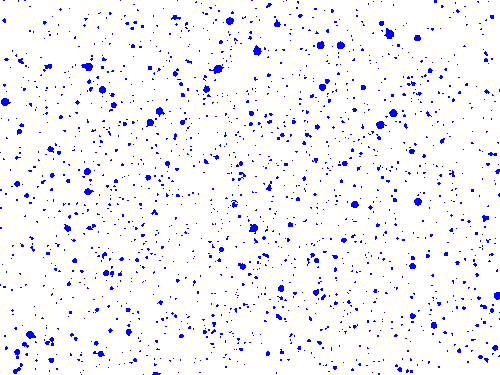 Illusion points bleus
