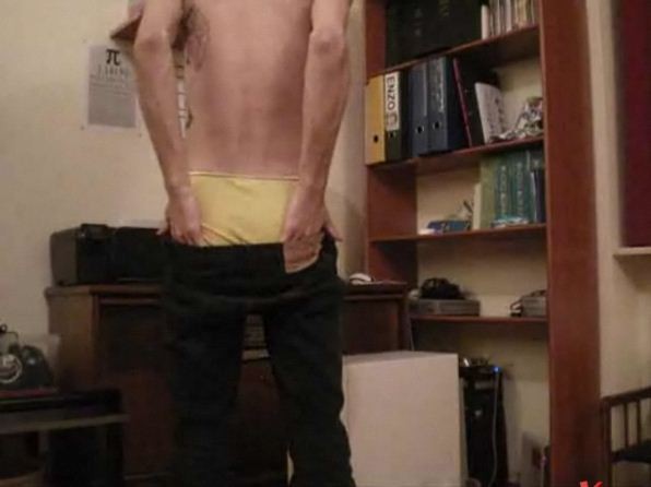 Pissing and Cumming in a glass by RainbowRimbaud (3)