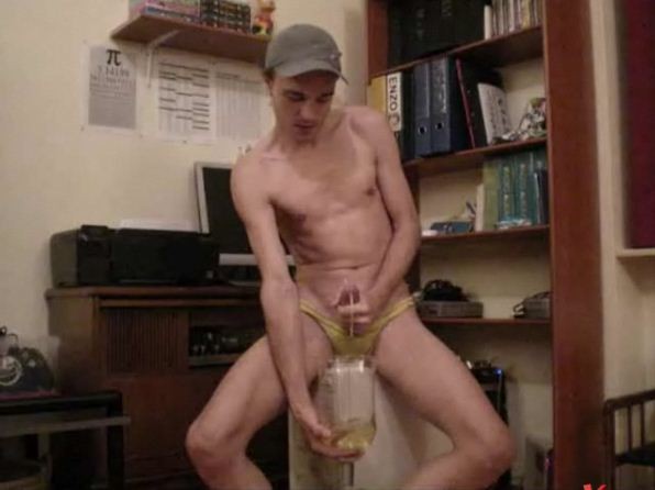 Pissing and Cumming in a glass by RainbowRimbaud (64)
