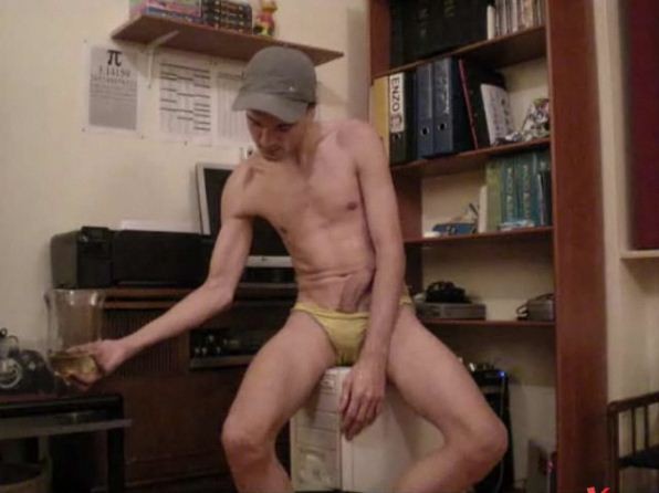 Pissing and Cumming in a glass by RainbowRimbaud (81)