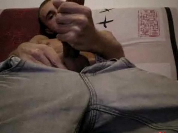 Quick handjob + cum + self-licking (29)