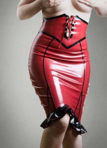 latex skirts