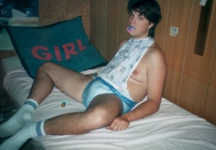 andreas in diaper bib socks